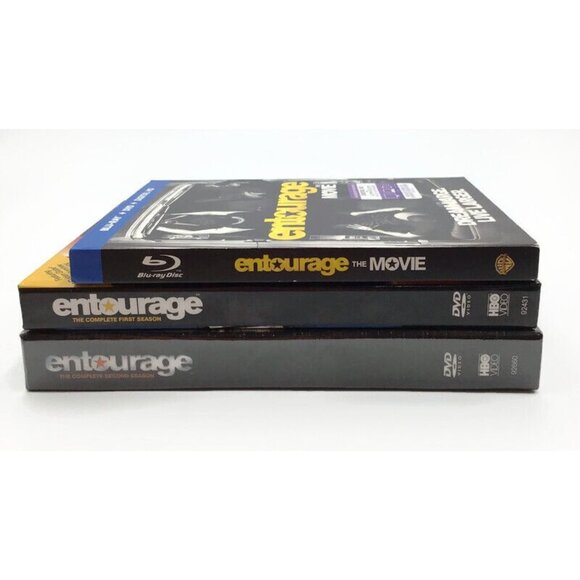 ENTOURAGE Complete Season 1 2 + Movie Blue Ray New & Pre-owned HBO Mark Wahlberg - Picture 2 of 6